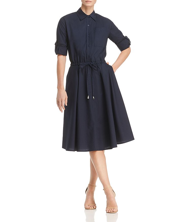 Donna Karan Drawstring Shirt Dress Bloomingdale s