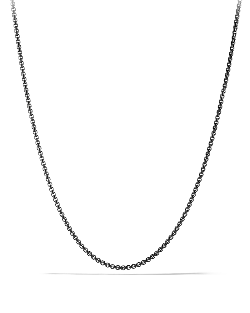 David Yurman Small Box Chain Necklace 2.7mm, 22