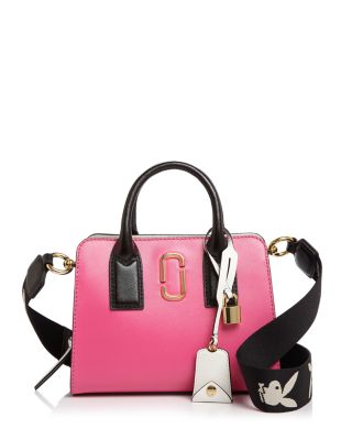 marc jacobs logo strap little big shot