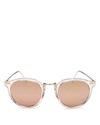 Illesteva Women\'s Portofino Mirrored Round Sunglasses, 48mm Illesteva Portofino Mirrored Round | Mercari main image 3