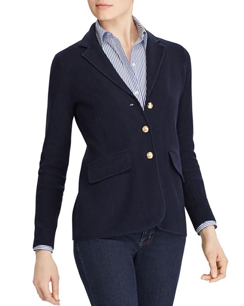 Ralph Lauren Knit Sweater Blazer Bloomingdale's