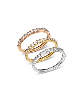 Bloomingdale's - Diamond Shared Prong Stacking Band in 14K Gold, 0.50 ct. t.w. - 100% Exclusive