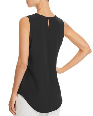 theory black sleeveless top