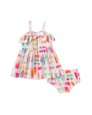 kate spade new york Girls' Ice Cream Print Dress Bloomers Set