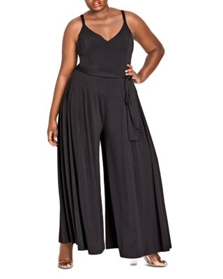 slinky jumpsuit wide leg