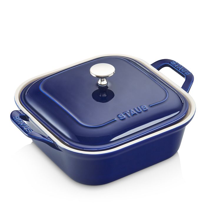 Staub 9 X 9 Square Covered Baking Dish In Blue