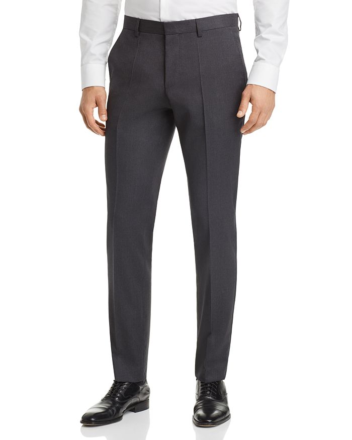 Shop Hugo Boss Gibson Slim Fit Create Your Look Suit Pants In Dark Gray