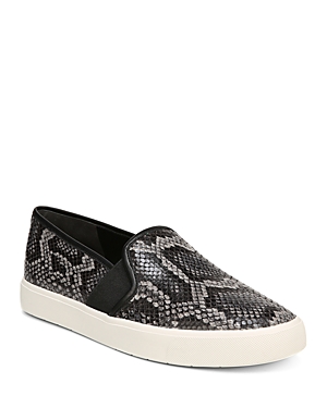Vince Women's Flat Blair 5 Slip-on Sneakers In Granite Snake