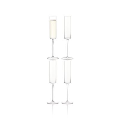 LSA International Otis Champagne Flutes Set of 4