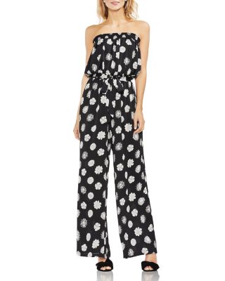 vince camuto polka dot jumpsuit