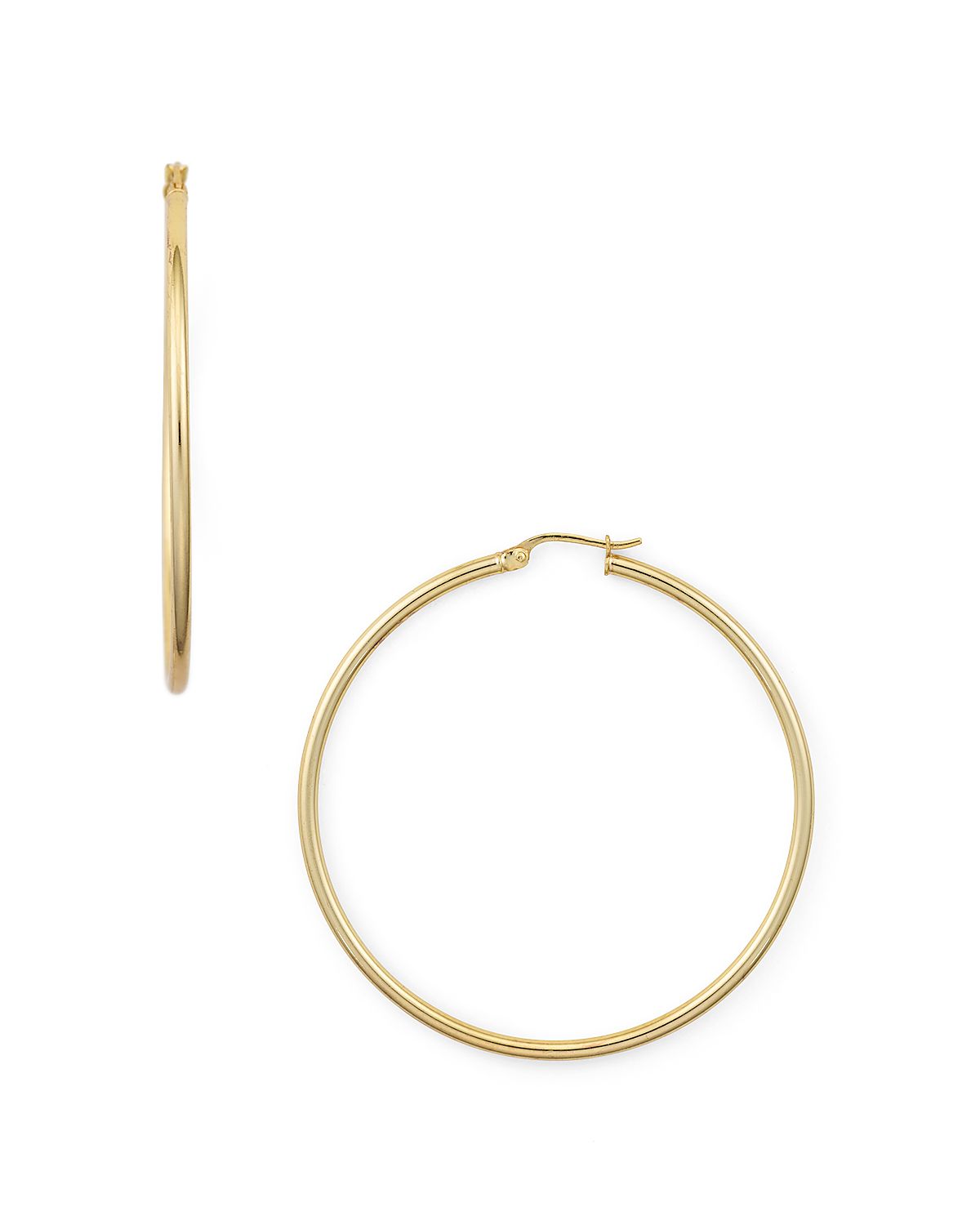 Aqua Medium Hoop Earrings