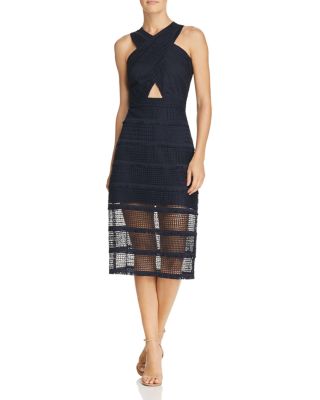 Sam Edelman - Crisscross Lace Dress