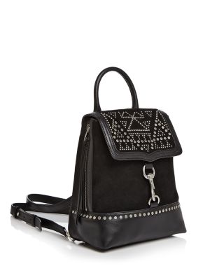 Rebecca Minkoff Bree Studded Suede & Leather Convertible  display picture 2