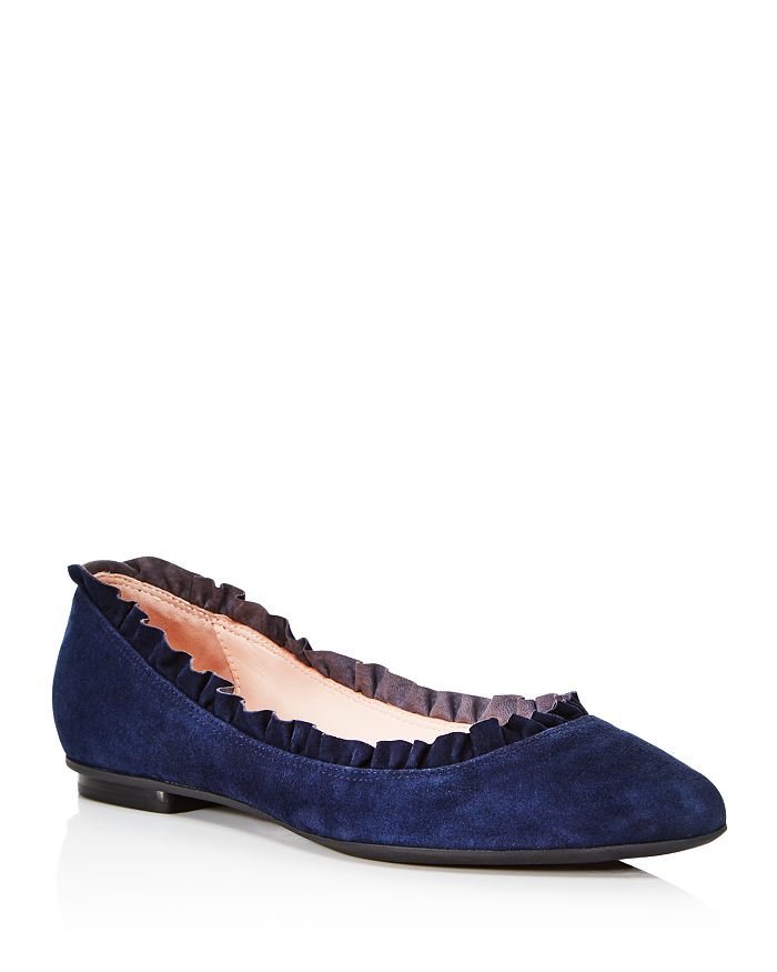 Kate spade suede flats online