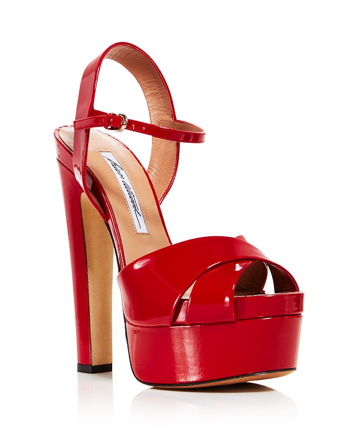 Brian Atwood Women's Madison Patent Leather Platform High-Heel Sandals ...