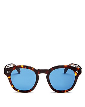 Oliver Peoples -  Boudreau Round Sunglasses, 48mm