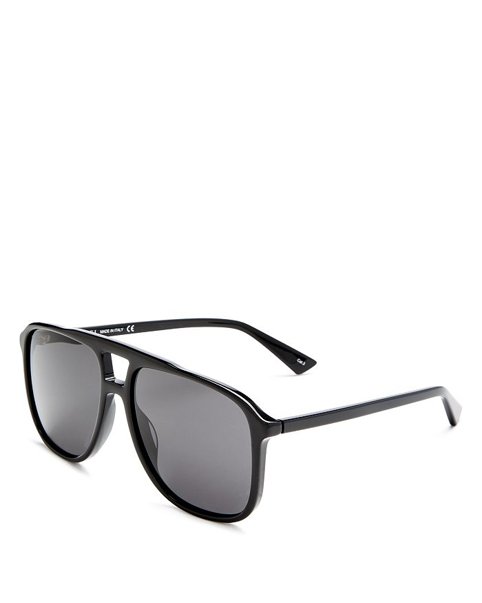 Gucci men's brow bar aviator sunglasses best sale