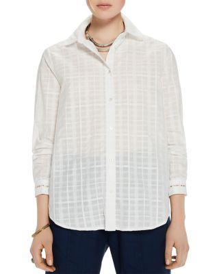 Soda Sheer Cotton Checked Shirt 