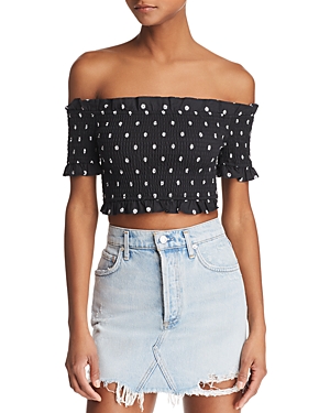 THE FIFTH LABEL FIESTA OFF-THE-SHOULDER TOP,40180504-1