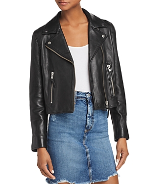 NOBODY CLASSIC LEATHER JACKET,J6885A