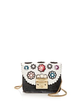 FURLA Metropolis My Play ショルダーバッグ レディース Furla MY PLAY Interchangeable Metropolis Mini Leather Flaps