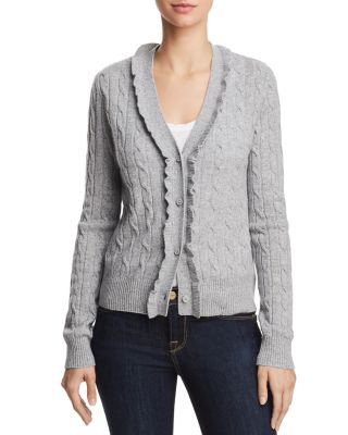 aqua cashmere cardigan