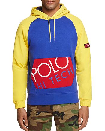 Polo Ralph Lauren Polo Hi Tech Hybrid Color-Block Sweatshirt - 100%  Exclusive | Bloomingdale's