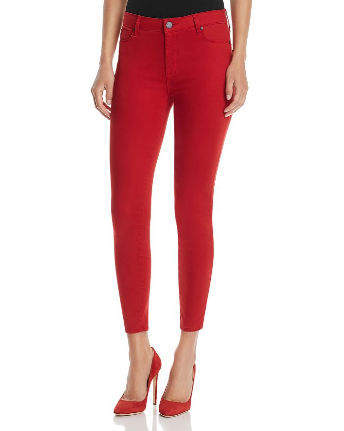 Parker Smith Ava Crop Skinny Jeans in Ruby | Bloomingdale's