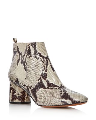 UPC 191267406381 product image for Marc Jacobs Women's Rocket Snake-Embossed Leather Round Block Heel Chelsea Booti | upcitemdb.com