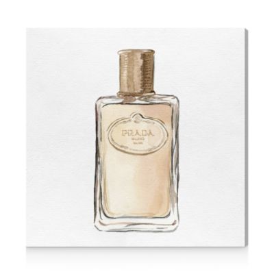 Oliver Gal - Golden Crystal Bottle Wall Art, 24" x 24"