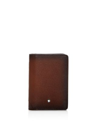 Montblanc - Meisterst&uuml;ck Sfumato Burnished Leather Bi-Fold Card Holder