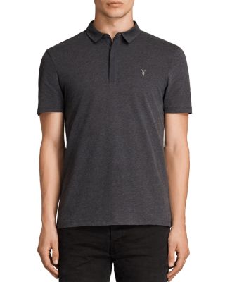 all saints white polo shirt