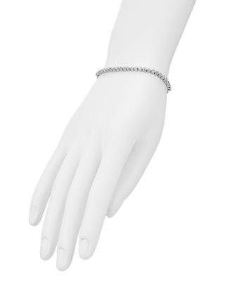 Pav&eacute; Slider Bracelet in 18K Gold-Plated Sterling Silver or Sterling Silver - Exclusive 