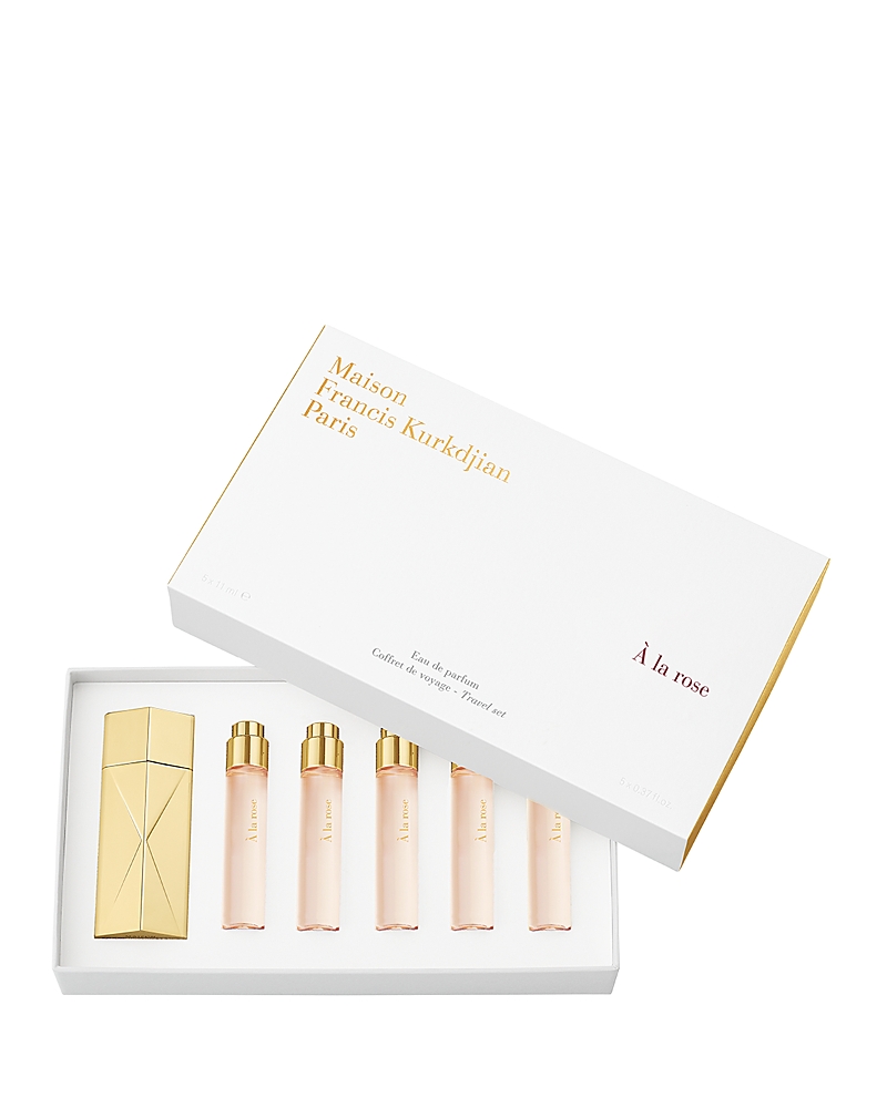 Maison Francis Kurkdjian 5 X 0.37 Oz. & #192 A Rose Eau De Parfum Travel Set