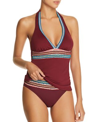 la blanca running stitch one piece