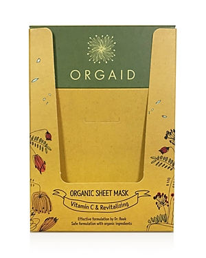 Orgaid Vitamin C & Revitalizing Organic Sheet Masks, Set of 4
