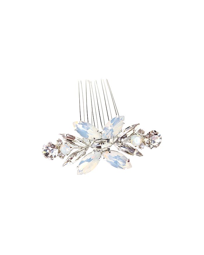 Brides And Hairpins Luciana Crystal Comb In Silver
