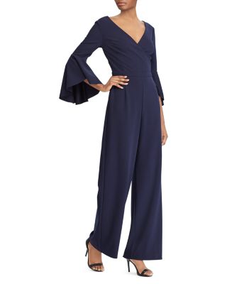 Ralph Lauren - Bell-Sleeve Crepe Jumpsuit