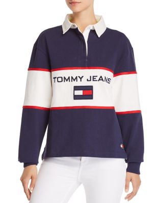 tommy jeans 90s rugby shirt