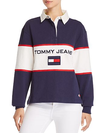 Tommy Jeans 90s Color Block Rugby, Color Block Rugby Shirt