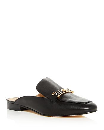 Tory Burch Women's Amelia Leather Apron Toe Loafer Mules | Bloomingdale's