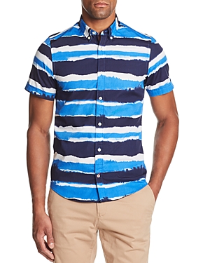 UPC 715676231237 product image for Tommy Hilfiger Watercolor Slim Fit Button-Down Shirt | upcitemdb.com