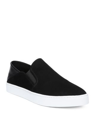 vince black suede sneakers