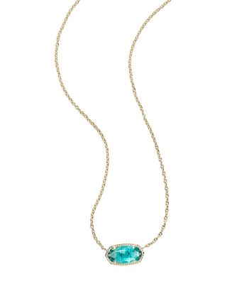Elisa Birthstone Necklace, 15"