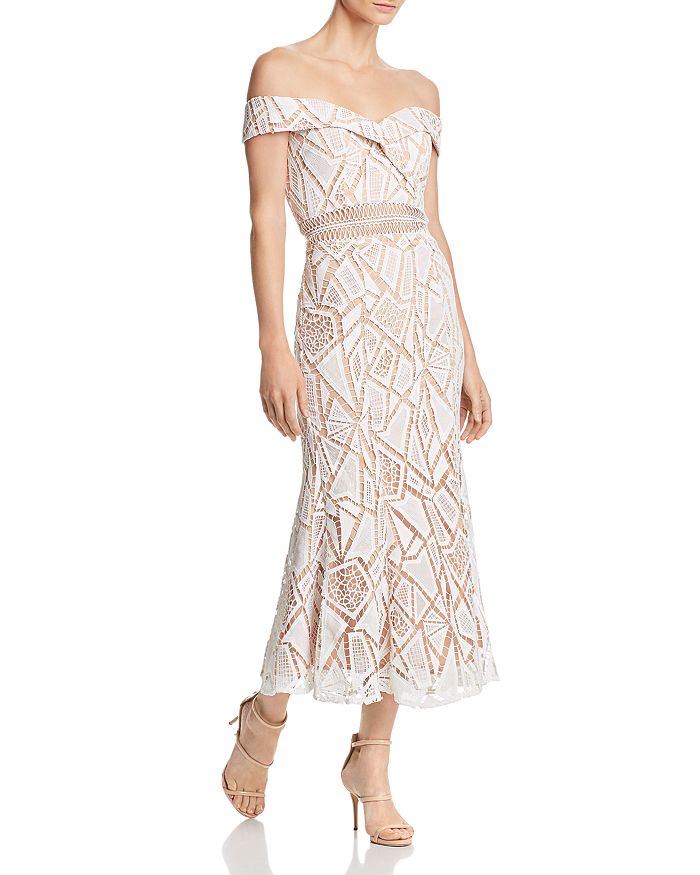 Jarlo off the shoulder gown top