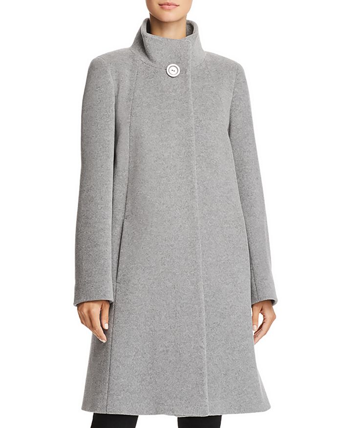 CINZIA ROCCA ICONS WOOL & CASHMERE STAND-COLLAR COAT,1SR290D8