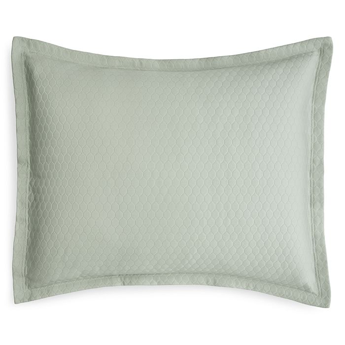 Sferra Favo King Sham In Seagreen