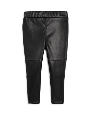 faux leather baby leggings