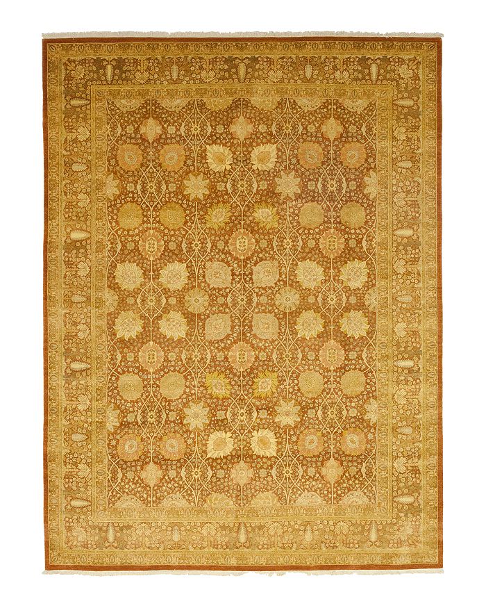 Bloomingdale's Solo Rugs Oushak Germain Hand-knotted Area Rug, 9'1 X 12'4 In Brown
