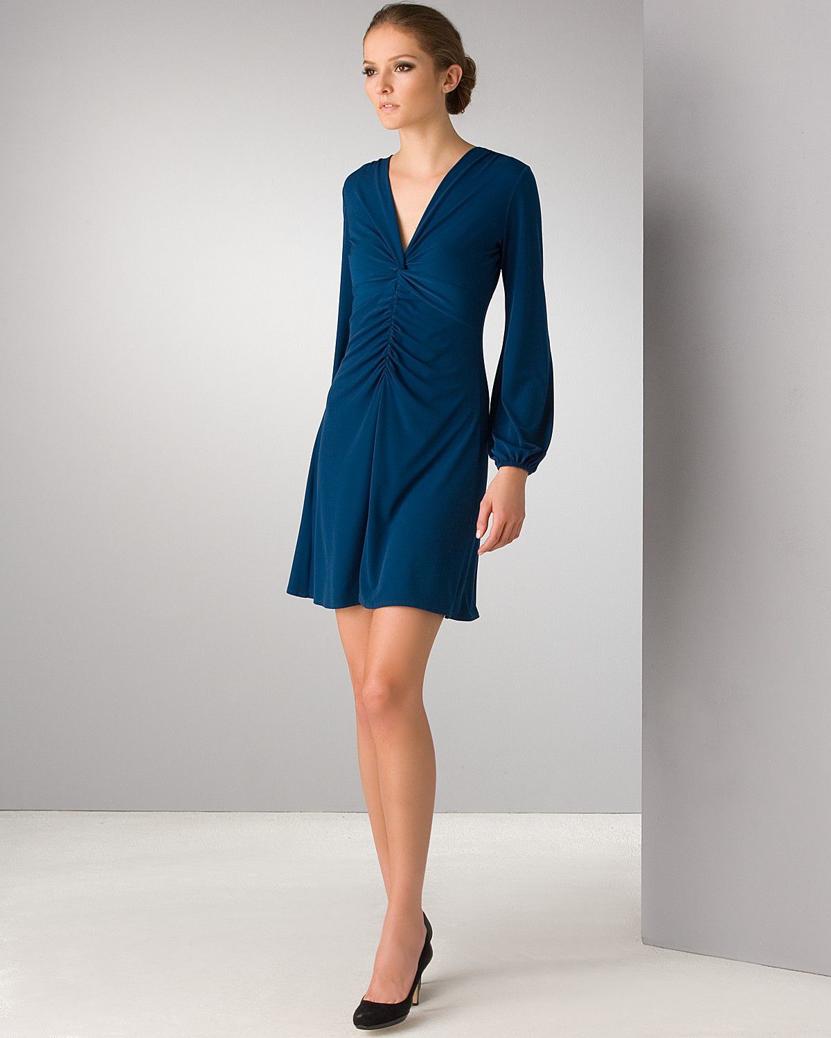 bloomingdales light blue dress